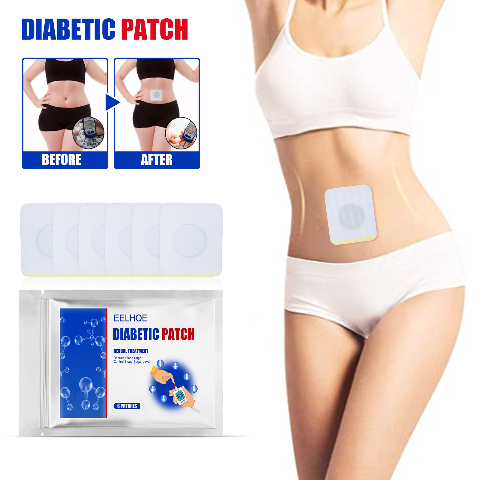 EELHOE Sugar Comfort Patch Personal Care Soothing Sugar Patch Body Care Navel PatchML Clinic  for Wellness