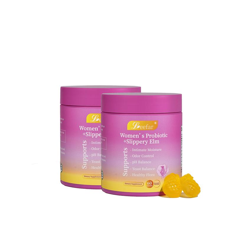 LEEFA Her Juicy Feminine Probiotics Gummies - All in One Solution with Slippery Elm and Prebiotics & Lactobacillus Probiotic Blend for Women's pH Balance and Dryness - Hawaiian Pineapple Gummies 60 Count Hawaiian Pineapple Women's ProbioticBrand: Leefar
Dietary Supplement Disclaimer: Yes
Manufacturer: YULAI Health Technology Co
Age Warning: Yes
Ingredients: Leefar Probiotic Blend, Slippery Elm, XOS Prebiotics
Region of Origin: USAML Clinic  for Wellness