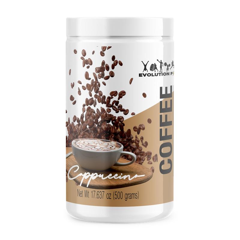 Evolution Coffee Cappuccino Flavor Beverage Creamy with L-Carnitine a Dietary Supplement ProductML Clinic  for Wellness