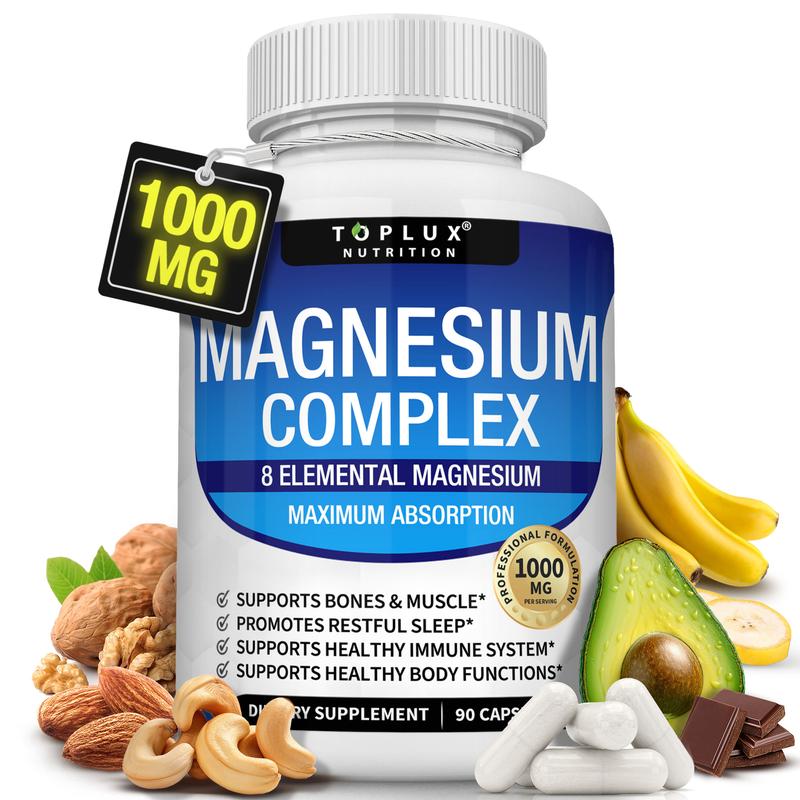 Magnesium Complex 8 Essential Magnesium Supplement Fitness EdibleML Clinic  for Wellness