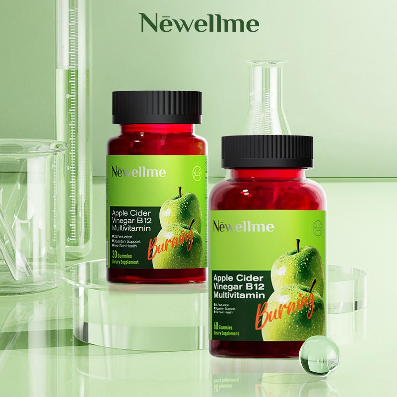 Apple Cider Vinegar Gummies Formulated to Support Normal Energy Levels & Gut Health - Supports Digestion, Detox & Cleansing - ACV Gummies W/VIT B12 Dietary Edible FitnessBrand: Newellme
Ingredient Feature: Organic
Dietary Supplement Disclaimer: Yes
FDA Registration No.:10178978772
Flavor: Apple
Age Group: Adults
Health Benefits: Metabolism, Detoxing, Heart Health
Recommended Age: 18+
Quantity Per Pack: 30
Volume: 150cc
Net Weight: 130g
Allergen Information: None
Pack Type: Single Item
Shelf Life: 24 Months
Product Form: Gummies
Manufacturer: US
Age Warning: No
Ingredients: apple
Region of Origin: USAML Clinic  for Wellness