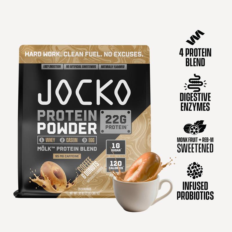 Jocko Molk Protein Powder - Dietary Supplement for Muscle Health, Optimum Amino Acid Content Whey Probiotics Nutrition FitnessManufacturer: JOCKO FUEL
Age Warning: No
Ingredients: JOCKO MÖLK PROTEIN POWDER: Designed and engineered with a time-release blend of four proteins (whey concentrate)
Region of Origin: USAML Clinic  for Wellness