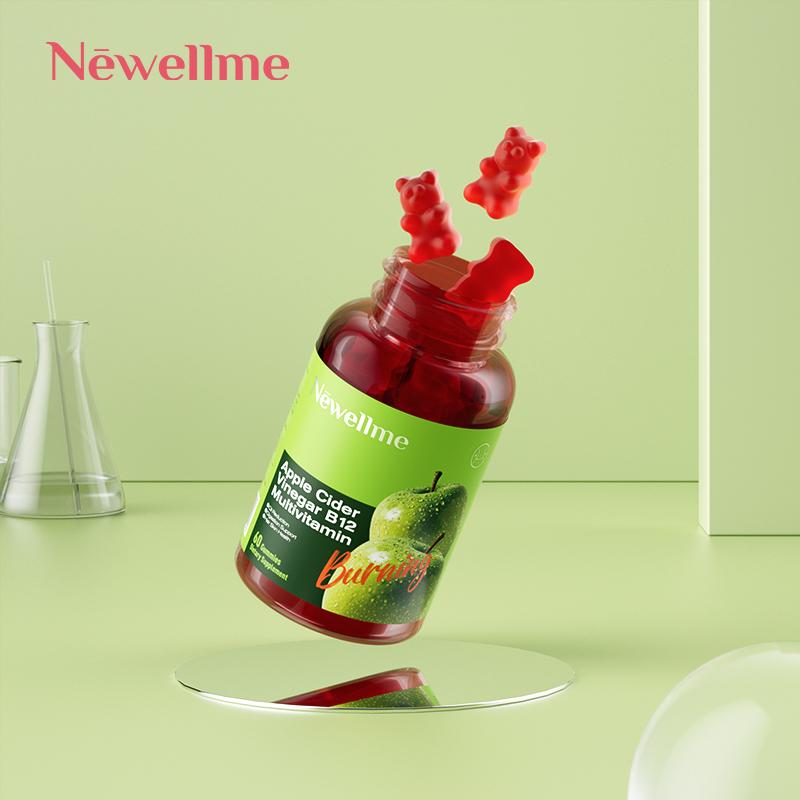 Apple Cider Vinegar Gummies Formulated to Support Normal Energy Levels & Gut Health - Supports Digestion, Detox & Cleansing - ACV Gummies W/VIT B12 Dietary Edible FitnessBrand: Newellme
Ingredient Feature: Organic
Dietary Supplement Disclaimer: Yes
FDA Registration No.:10178978772
Flavor: Apple
Age Group: Adults
Health Benefits: Metabolism, Detoxing, Heart Health
Recommended Age: 18+
Quantity Per Pack: 30
Volume: 150cc
Net Weight: 130g
Allergen Information: None
Pack Type: Single Item
Shelf Life: 24 Months
Product Form: Gummies
Manufacturer: US
Age Warning: No
Ingredients: apple
Region of Origin: USAML Clinic  for Wellness
