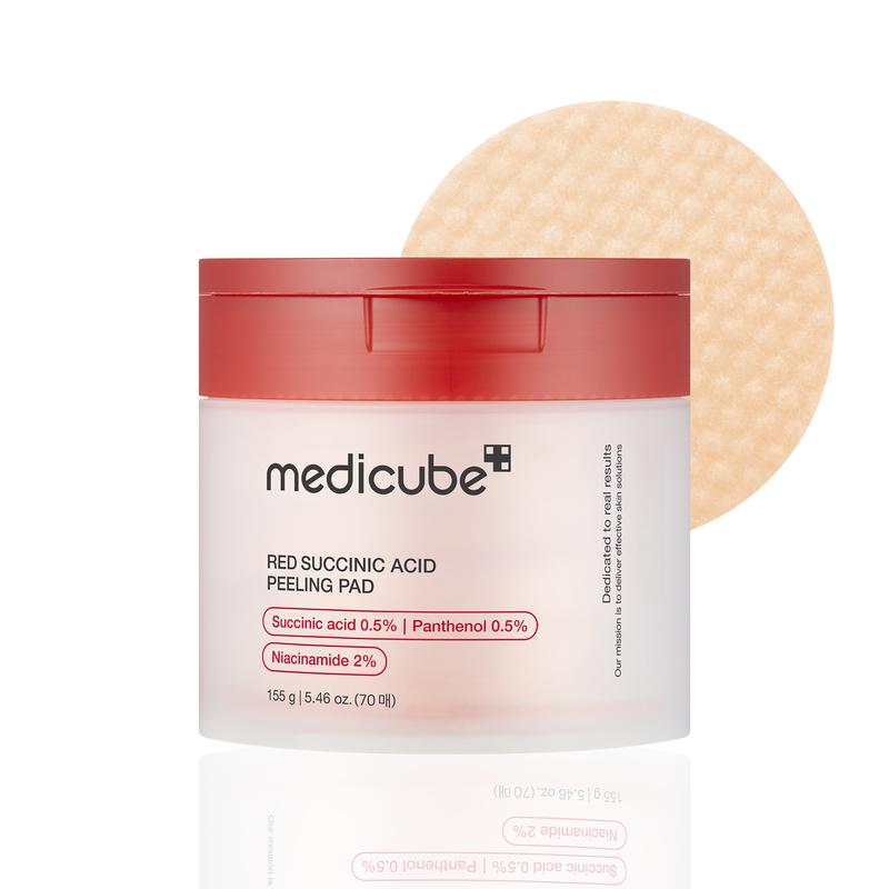 [Medicube Official] Red Succinic Acid Panthenol Pads|  Niacinamide + Salicylic Acid SkincareML Clinic  for Wellness