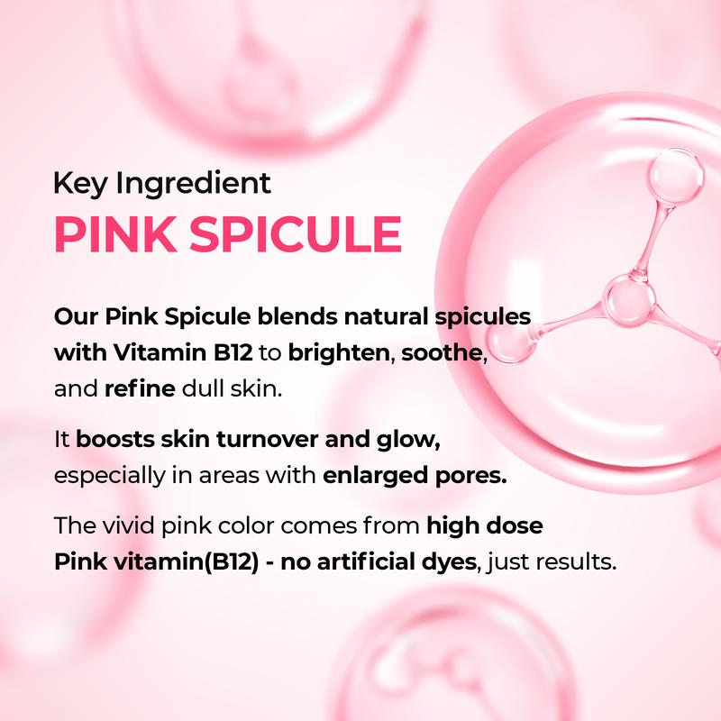 Dr. Melaxin Official Shop Lumi Pore & Spot Care Duo| Shrinks Pores & Fade Blemish Marks| Cyano Pink Spicule Serum + Picotonic Shot AmpouleContains Batteries or Cells?: None  
 Dangerous Goods or Hazardous Materials: None  
 Aerosols: No  
 Flammable Liquid: No  
 Container Type: Bottle  
 Region of Origin: Korea  
 Benefits: Improve Skin Texture, Firm Skin, Even Out Skin Tone, Brighten Dull Skin, Fade Blemish Marks, Minimize Pores, Pore Control, Soothing, Brightening, Hydration, Tighten, Moisturizing, Even Out Skin Tone & Texture  
 Shelf Life: 24 Months  
 Material Type Free: Alcohol Free  
 Product Form: Ampoule, Serum  
 Quantity Per Pack: 2  
 Age Group: ALL AGES  
 Skin Type: All Skin Types  
 Edition: Regular Edition  
 Pack Type: Multi-pack  
 Contains Alcohol or Aerosol: Contains Neither  
 Net Weight: 172  
 Ingredients: Alpha Arbutin, Hyaluronic Acid, Spicule, Pink Vitamin B12, Collagen Extract, Niacinamide  
 Manufacturer: COSMECCA KOREAML Clinic  for Wellness