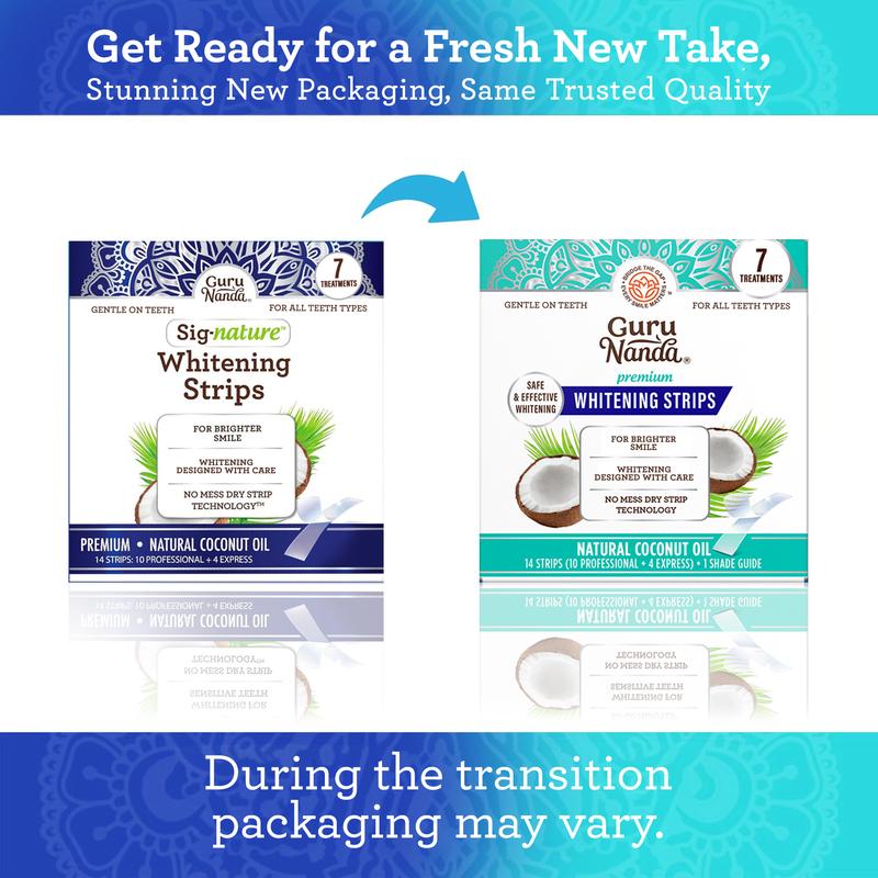 GuruNanda Whitening Strips (7-day treatment)ML Clinic  for Wellness