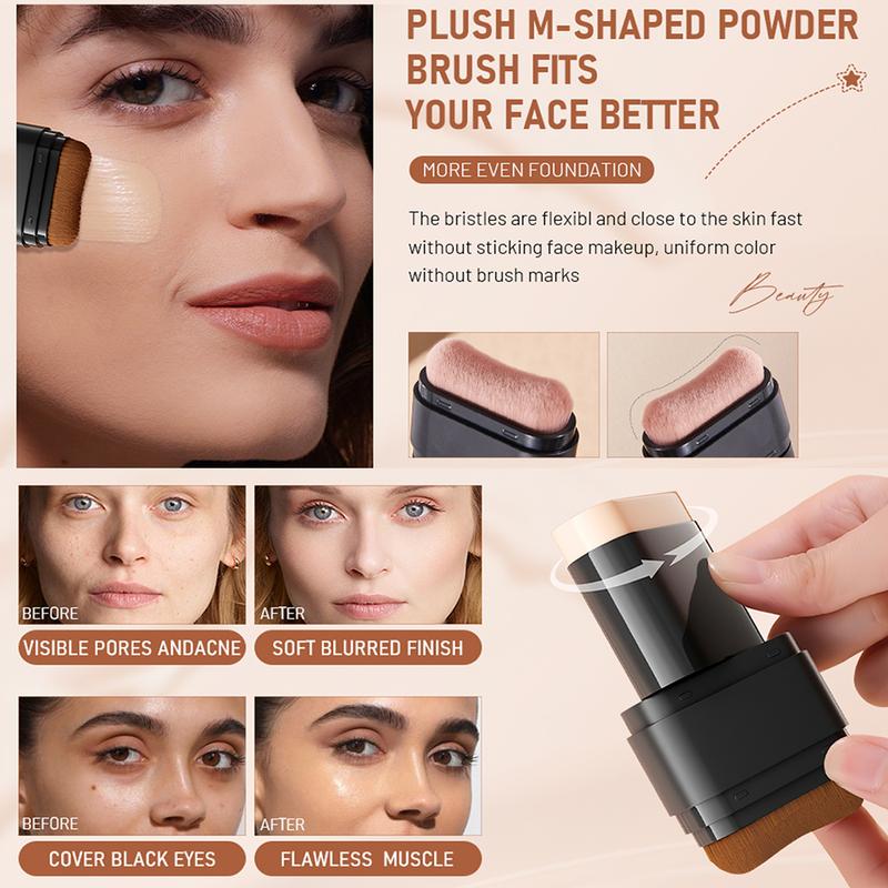 Zaidoc Foundation Concealer Stick, Dual-ended with Built-in Brush, Moisturizing & Lightweight - Buy 2 Concealer Sticks, Get 1 Cleansing Oil & 1 Pack Turmeric Cleansing Sheets FreeBrand: Bosuya
Contains Batteries or Cells?: None
Dangerous Goods or Hazardous Materials: None
Aerosols: No
Flammable Liquid: No
Container Type: Bottle
SPF: 15
Benefits: Hydrating, Brightening, Uneven Skin Tone
Benefits: Long-lasting, Hydrating
Specific Use: Moisturize
Finish Type: Natural
Item Name: Dual-ended Eraser Foundation Stick
Material Type Free: Alcohol Free
Coverage: Medium
Packaging Type: Bottle
Feature: Alcohol Free
Quantity Per Pack: 1
Age Group: Adults
Skin Type: Normal
Skin Tone: Medium
Makeup Finish: Natural
Face Makeup Coverage: Medium
Edition: Regular Edition
Product Form: Liquid
Shelf Life: 24 Months
Contains Alcohol or Aerosol: Contains Neither
Pack Type: Single Item
Region of Origin: China
Net Weight: 15g
Ingredients: Glycerin
Manufacturer: CHINA
Volume: 100mlML Clinic  for Wellness