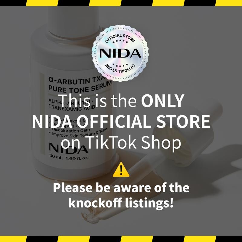 NIDA alpha-Arbutin TXA Pure Tone Serum Dark Spots Skin Tone GlowContains Batteries or Cells?: None  
 Dangerous Goods or Hazardous Materials: None  
 Aerosols: No  
 Flammable Liquid: No  
 Container Type: Bottle  
 Benefits: Hydrating, Anti-aging, Soothing, Smoothing, Brightening, Nourishing, Uneven Skin Tone  
 Region of Origin: Korea  
 Benefits: Revitalizing, Soothing, Pore Control, Nourishing, Dark Circles, Softening, Rejuvenate, Smoothing, Anti-Wrinkle, Brightening, Hydration, Plump, Repair, Oil Control, Moisturizing, Anti-Aging, Even Out Skin Tone & Texture  
 Shelf Life: 24 Months  
 Product Form: Serum  
 Age Group: Adults  
 Skin Type: All Skin Types  
 Pack Type: Single Item  
 Contains Alcohol or Aerosol: Contains Neither  
 Net Weight: 100G  
 Ingredients: Water, Propanediol, Glycerin, Niacinamide, Tranexamic Acid, 1,2-Hexanediol, Acetyl Glucosamine, Alpha-Arbutin, Butylene Glycol, Polyglyceryl-10 Caprylate/Caprate, Propoxytetramethyl Piperidinyl Dimethicone, Sodium Polyacryloyldimethyl Taurate, Theobroma Cocoa (cocoa) Extract, Trideceth-6, Ethylhexylglycerin, Disodium EDTA, Allantoin, Panthenol, Xanthan Gum, Tocopherol, Propylene Glycol, Sodium  Hyaluronate, Hydroxypropyltrimonium Hyaluronate, Licorice Root Glabra Licorice root Extract, Astragalus Membraneaceus root Extract, Glutathione, Madecassoside, Centella Asiatica Extract, Asiaticoside, Hydrolyzed Hyaluronic Acid, Sodium Acetylated  Hyaluronic Acid, Phenoxyethanol, Hyaluronic Acid, Sodium Hyaluronate Crosspolymer, Hydrolyzed Sodium Hyaluronate, Potassium Hyaluronate  
 Manufacturer: Proso IncML Clinic  for Wellness