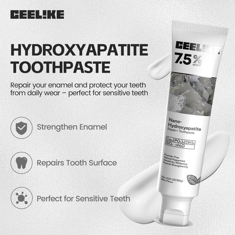 Ceelike Fluoride-Free Hydroxyapatite Toothpaste| Enamel Repair & Fresh Breath| Gentle Mint Flavor| 4.23 oz Oral Care#dealsforyoudaysML Clinic  for Wellness