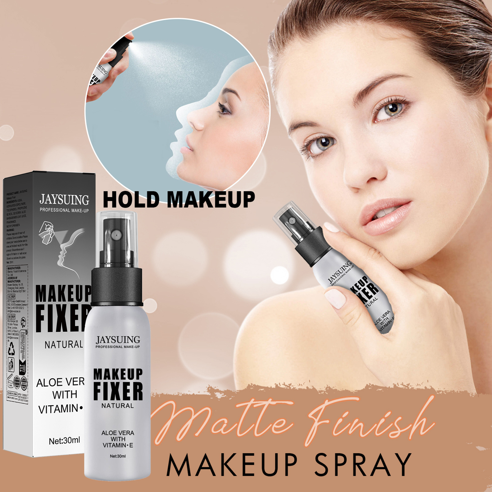 Jaysuing Makeup Setting Spray Waterproof Non-Removing Makeup Long-Lasting Makeup Refreshing SprayMakeup Setting SprayMakeup Setting SprayML Clinic  for Wellness