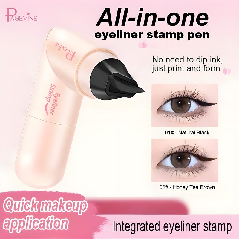 Rotating Eyeliner Stamp Pen - Dual-Head Design with Wing Stamp, Quick-Dry, Long-Lasting, Smudge-Proof for Easy Cat Eye, Sharp Winged Lines & All-Day Makeup WearRotating Eyeliner Stamp PenRotating Eyeliner Stamp PenML Clinic  for Wellness