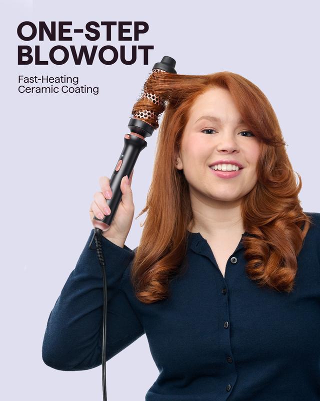 5-in-1 Ceramic Curling Wand Set, Fast Heat Up Curling Wand from 1/2 to 1 1/4 Inch and a Thermal Brush, Dual Voltage Curling Iron5-in-1 Ceramic Curling Wand Set5-in-1 Ceramic Curling Wand SetML Clinic  for Wellness