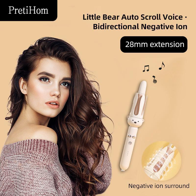 Fully Automatic Curling Stick Lazy Curling Tool Electric Rotary Curler Large Curling Without Damaging Hair 32mm Comfort Hair CurlerAutomatic Curling StickAutomatic Curling StickML Clinic  for Wellness