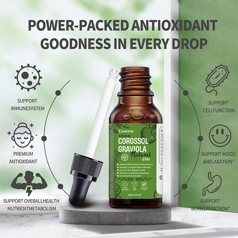 COROSSOL GRAVIOLA Thorny Fruit Anthurium Leaf TinctureLeaf TinctureBrand: Other
Brand Type: OEM
Whether to import: No
Item number: C-DJ-ESCA-H1
Efficacy: Other
Specifications: Sample
Fragrance type: Fruity
Color classification: 60ml (for foreign trade sales only, domestic sales prohibited, purchase equals default disclaimer)
Main downstream platforms: AliExpress, independent stations, others
Main sales regions: Africa, Europe, South America, Southeast Asia, North America, Northeast Asia, Middle East
Whether cross-border export exclusive supplier: Yes
Special Purpose Cosmetics: No
Category: Body Care Set
Product name: Lychee DropsLeaf TinctureML Clinic  for Wellness