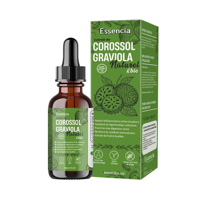 COROSSOL GRAVIOLA Thorny Fruit Anthurium Leaf TinctureLeaf TinctureBrand: Other
Brand Type: OEM
Whether to import: No
Item number: C-DJ-ESCA-H1
Efficacy: Other
Specifications: Sample
Fragrance type: Fruity
Color classification: 60ml (for foreign trade sales only, domestic sales prohibited, purchase equals default disclaimer)
Main downstream platforms: AliExpress, independent stations, others
Main sales regions: Africa, Europe, South America, Southeast Asia, North America, Northeast Asia, Middle East
Whether cross-border export exclusive supplier: Yes
Special Purpose Cosmetics: No
Category: Body Care Set
Product name: Lychee DropsLeaf TinctureML Clinic  for Wellness