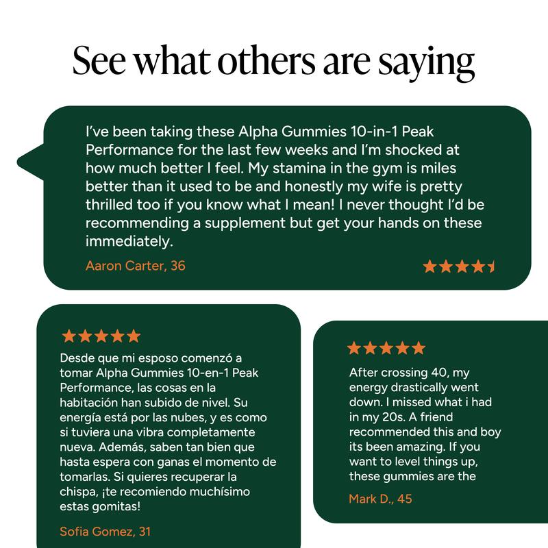 Root Labs 10-1 Alpha Gummies| 4000 mg Pure Himalayan Shilajit| No Added Sugar| KSM-66 Ashwagandha, Tongkat Ali, Gokshura & Black Musli| Vegan, Non-GMO, Individually Wrapped| 60 Gummies| Lab Tested, Pure & 3.5X Absorption| Support Blood CirculationAlpha GummiesIngredient Feature: Artificial Flavor Free, Soy Free, Lactose Free, Dairy Free, Gluten Free, GMO Free, Vegan, Sugar Free, Organic, Natural, Alcohol Free
Dietary Supplement Disclaimer: Yes
Allergen Information: No common allergens
Age Group: Adults
Health Benefits: Immunity, Detoxing, Energy, Metabolism, Immune
Recommended Age: 18+
Net Weight: 240g
Pack Type: Single Item
Shelf Life: 18 Months
Product Form: Chewable
Manufacturer: Spectrum Lifesciences
Age Warning: Yes
Ingredients: Karakara Root, Black Pepper, Kaunch, Ginger, Gokshura, Black Musli, Maca Root, Tongkat Ali, Shilajit (4000 mg), KSM 66 Ashwagandha
Region of Origin: IndiaAlpha GummiesML Clinic  for Wellness