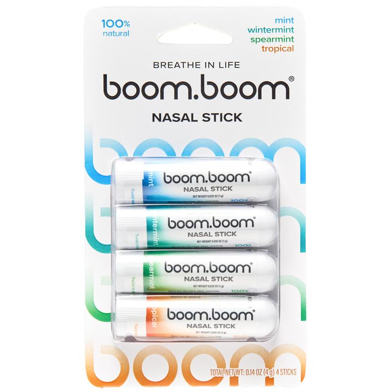 Boom Nasal Stick: Free Your Nose| Featured on Shark Tank| Powerful Essential Oils with Vapor Flow Technology| Breathe In LifeNasal StickNasal StickML Clinic  for Wellness