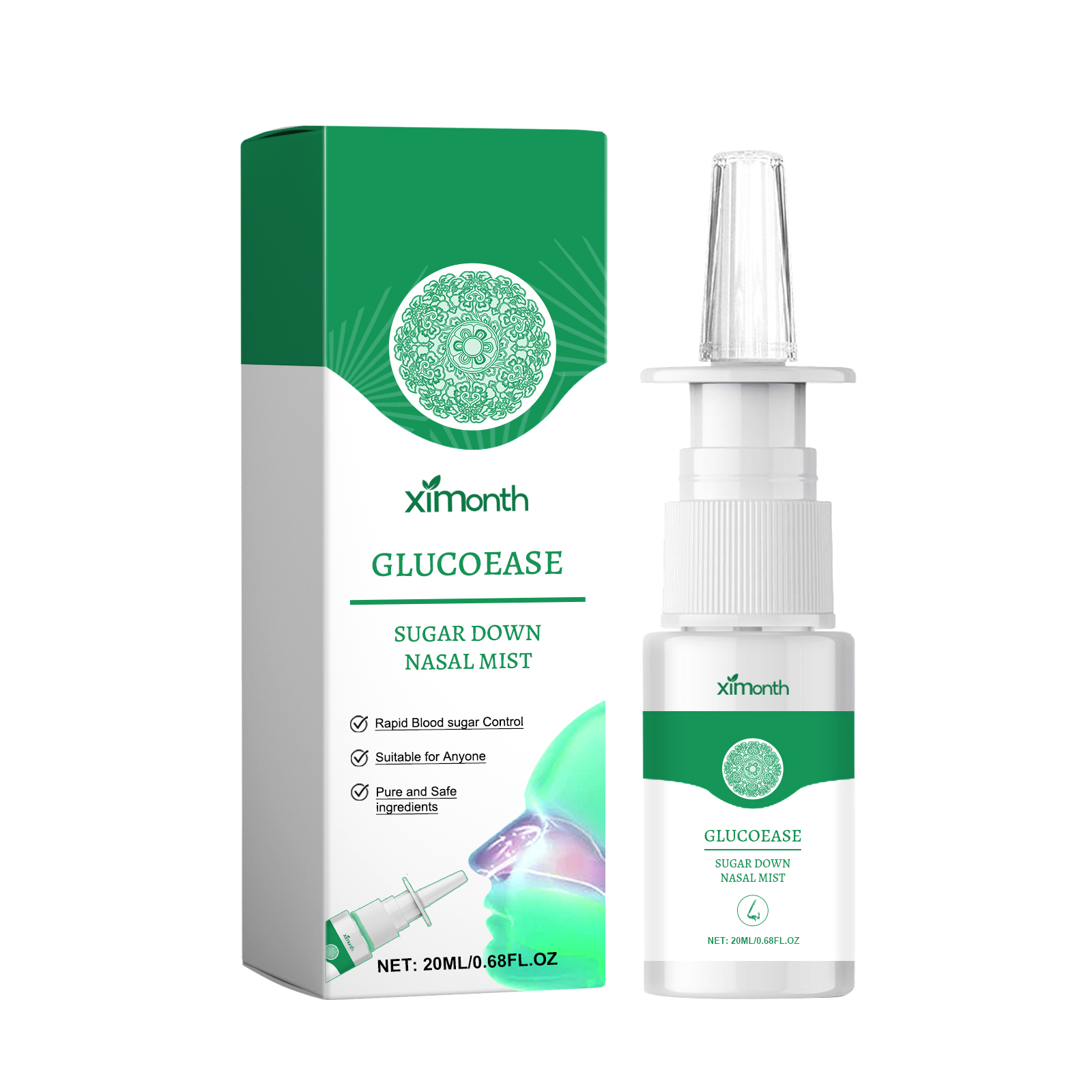1 Month Sugar Relief Nasal Spray Relieve Body Discomfort Dizziness Balance Sugar Nasal Congestion CareML Clinic  for Wellness