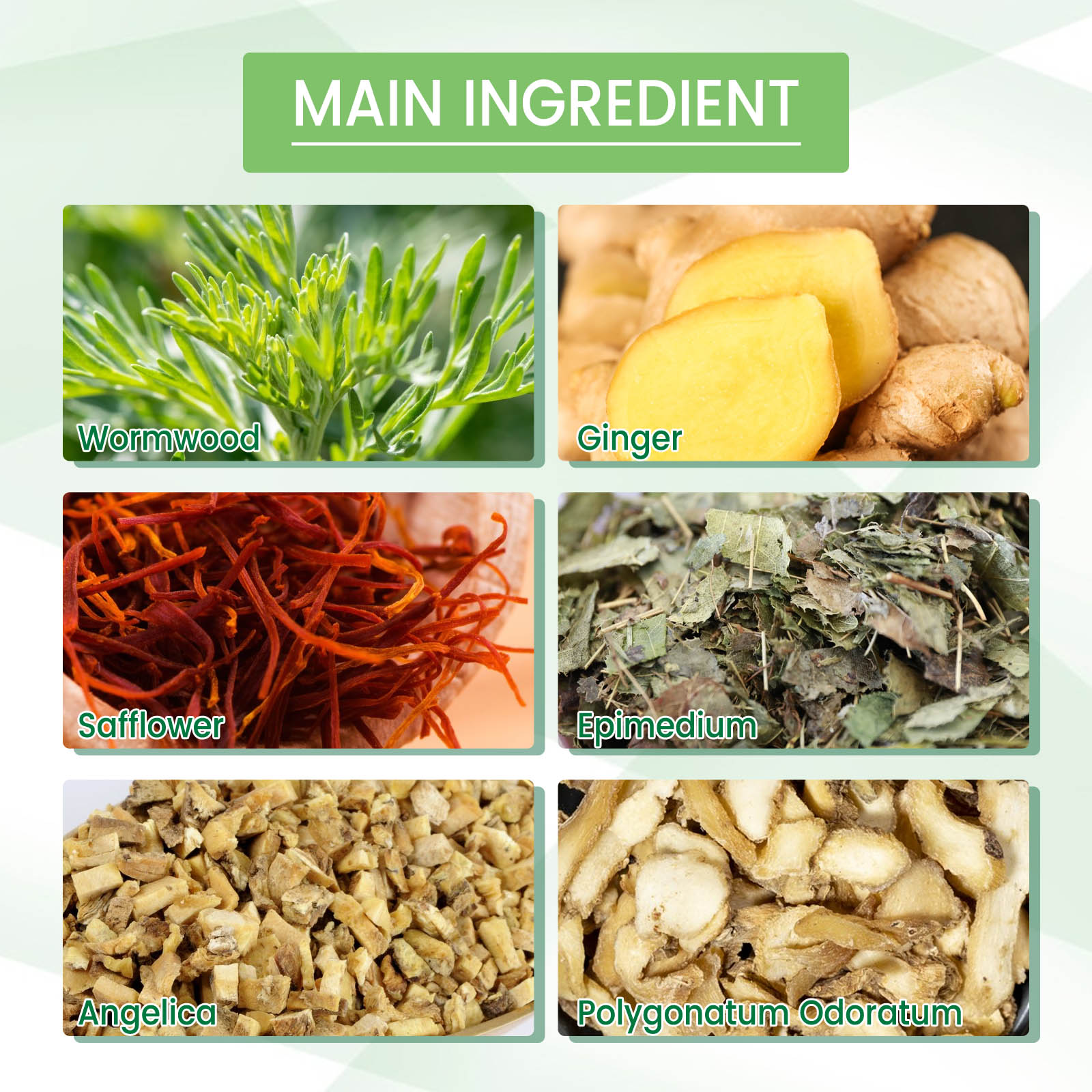 Jaisuing Sugar Relief Body Care Patch Relieve Dizziness and Body Discomfort Sugar Relief Body Care PatchNet content: 12 pieces 
 
   Product Name: Tangshu Body Care Patch 
 
   Keywords: Body Care 
 
   Gross weight: 20g 
 
   Ingredients: Mugwort, Ginger, Safflower 
 
   Packaging size: 7.5*6.5*1cm 
 
   Product Size: 7*6cm 
 
   Box size: 56*36*21.5cm 
 
   Packing quantity: 600 pieces 
 
   Weight per box: 12.75kgML Clinic  for Wellness