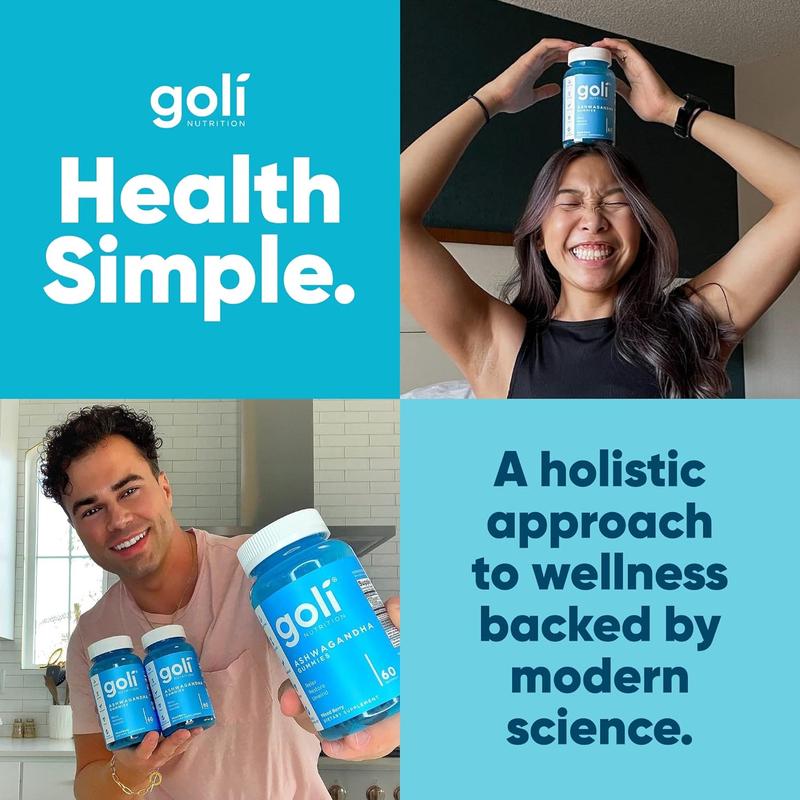 Goli Ashwagandha & Vitamin D Gummy - Mixed Berry, KSM-66, Vegan, Plant-Based, Non-GMO, Gluten-Free & Gelatin-FreeAmerica's#1 Ashwagandha BrandBrand: Goli 
 
 Ingredients: Goli Nutrition Ashwagandha Gummies Relax, Restore and Unwind, Mixed Berry Flavor, Vegan, Plant-Based, Non-GMO, Gluten-Free and Gelatin-Free 
 
 Region of Origin: USA 
 
 Age Warning: No 
 
 Manufacturer: Goli Nutrition IncML Clinic  for Wellness