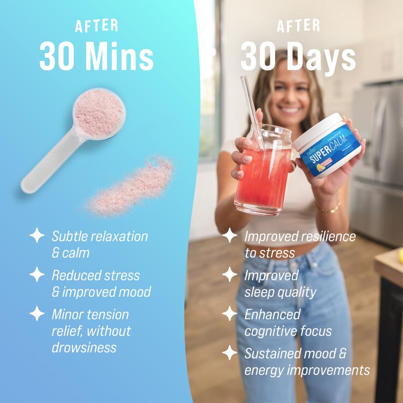 Nello Supercalm – Calming Drink Mix with KSM-66 Ashwagandha, Vitamin D3, Magnesium & L-Theanine – Supports Cortisol Balance, Mood & Sleep, Helps Manage Occasional Stress – Tub (30 Servings)Brand: Nello
Product Form: Powder
Manufacturer: Nello
Age Warning: No
Ingredients: Magnesium Glycinate
Region of Origin: USAML Clinic  for Wellness