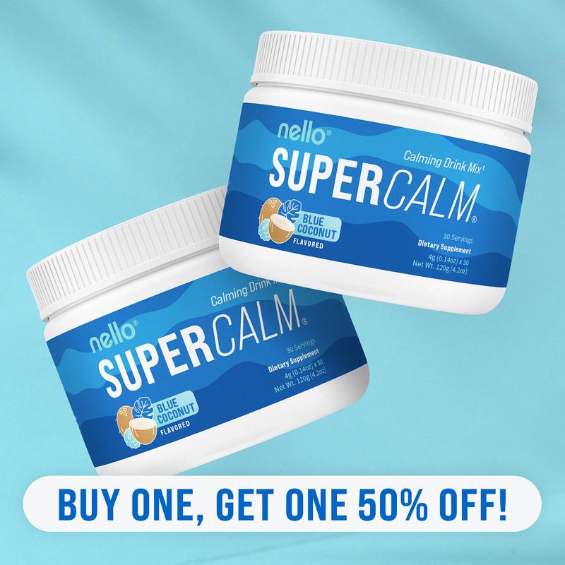 Nello Supercalm Tub (2-Pack)Brand: Nello 
 
 Product Form: Powder 
 
 Manufacturer: Nello 
 
 Age Warning: No 
 
 Ingredients: Magnesium Glycinate 
 
 Region of Origin: USAML Clinic  for Wellness