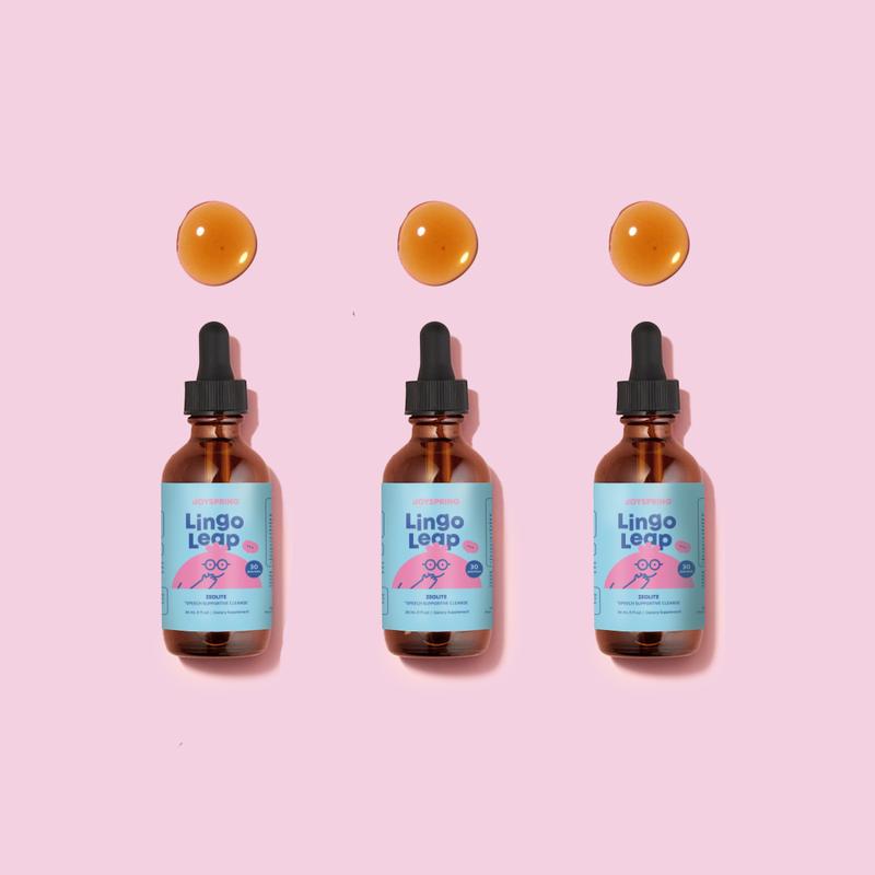 JoySpring LingoLeap for Kids - Zeolite Drops with B Vitamins - Support Speech LearningIngredient Feature: Sugar Free, Lactose Free, Dairy Free, GMO Free
Dietary Supplement Disclaimer: Yes
Age Group: Children
Health Benefits: Brain Health, Multivitamin, Energy, Detoxing, Immune
Recommended Age: 3+
Volume: 30ml
Net Weight: 30G
Allergen Information: Allergen Free
Pack Type: Single Item
Shelf Life: 24 Months
Product Form: Liquid
Manufacturer: JoySpring
Age Warning: Yes
Ingredients: Zeolite
Region of Origin: USAML Clinic  for Wellness