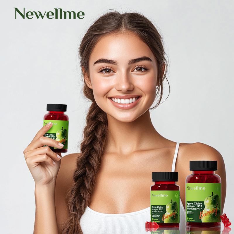 Apple Cider Vinegar Gummies Formulated to Support Normal Energy Levels & Gut Health - Supports Digestion, Detox & Cleansing - ACV Gummies W/VIT B12 Dietary Edible FitnessBrand: Newellme
Ingredient Feature: Organic
Dietary Supplement Disclaimer: Yes
FDA Registration No.:10178978772
Flavor: Apple
Age Group: Adults
Health Benefits: Metabolism, Detoxing, Heart Health
Recommended Age: 18+
Quantity Per Pack: 30
Volume: 150cc
Net Weight: 130g
Allergen Information: None
Pack Type: Single Item
Shelf Life: 24 Months
Product Form: Gummies
Manufacturer: US
Age Warning: No
Ingredients: apple
Region of Origin: USAML Clinic  for Wellness
