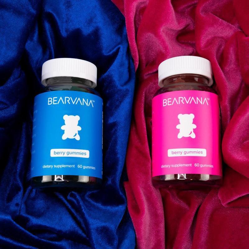 BEARVANA Gummies Combo Pack - Fitness Aid - Women's Support Supplement - Berry Flavored - Herbs & MultivitaminsBrand: BEARVANA 
 
 Ingredient Feature: Gluten Free, Vegan, Soy Free 
 
 Dietary Supplement Disclaimer: Yes 
 
 Flavor: Berry 
 
 Age Group: All Ages 
 
 Health Benefits: Multivitamin, Support 
 
 Quantity Per Pack: 1 
 
 Volume: 250 CC 
 
 Net Weight: 0.97 
 
 Pack Type: Multi-pack 
 
 Shelf Life: 18 Months 
 
 Product Form: Gummies 
 
 Manufacturer: BEARVANA 
 
 Age Warning: No 
 
 Ingredients: Essential Herbs 
 
 Region of Origin: USAML Clinic  for Wellness