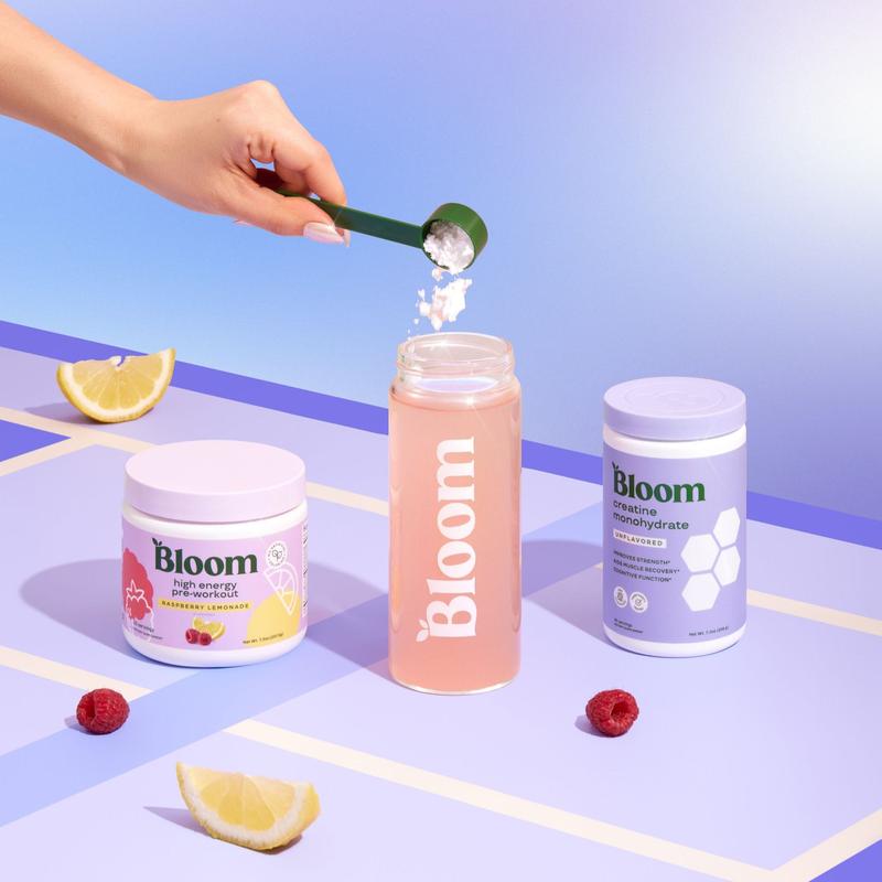 Bloom Nutrition Creatine Monohydrate Powder (40 Servings) - Supports Energy, Cognitive Health, Hydration & Post Workout Muscle RecoveryML Clinic  for Wellness