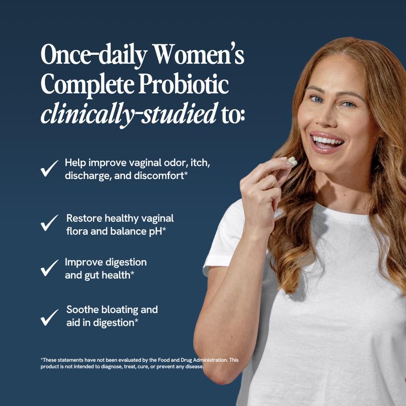 Happy V Vaginal Prebiotic + Probiotic for Women - Clinically Proven pH Balance & BV Treatment, Natural Yeast Infection Support, 60 Vegan CapsulesML Clinic  for Wellness