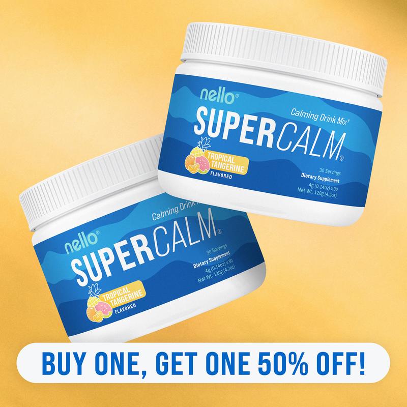 Nello Supercalm Tub (2-Pack)Brand: Nello 
 
 Product Form: Powder 
 
 Manufacturer: Nello 
 
 Age Warning: No 
 
 Ingredients: Magnesium Glycinate 
 
 Region of Origin: USAML Clinic  for Wellness