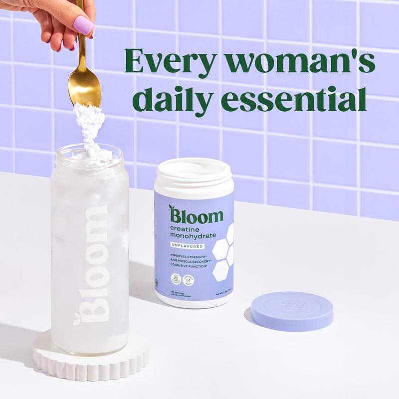 Bloom Nutrition Creatine Monohydrate Powder (40 Servings) - Supports Energy, Cognitive Health, Hydration & Post Workout Muscle RecoveryBrand: Bloom Nutrition
Ingredient Feature: GMO Free
Dangerous Goods or Hazardous Materials: None
 Health Benefits: Improve Strength, Fitness, Cognitive Health, Muscle Recovery, Brain Health, Energy
Quantity Per Pack: 1
Volume: 254g
Net Weight: 9oz
Pack Type: Single Item
Product Form: Powder
Manufacturer: Bloom Nutrition
Age Warning: No
Ingredients: Micronized creatine monohydrate
Region of Origin: USAML Clinic  for Wellness