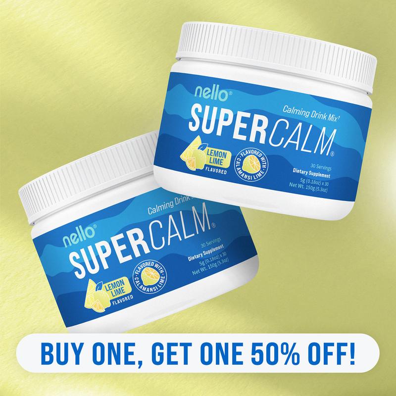 Nello Supercalm Tub (2-Pack)Brand: Nello 
 
 Product Form: Powder 
 
 Manufacturer: Nello 
 
 Age Warning: No 
 
 Ingredients: Magnesium Glycinate 
 
 Region of Origin: USAML Clinic  for Wellness