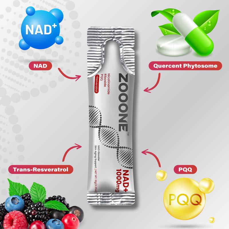 Zooone-NAD Berry Fruit Flavor Supplement - Liposomal Nicotinamide RibosideML Clinic  for Wellness