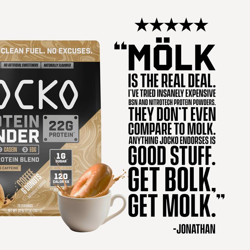 Jocko Molk Protein Powder - Dietary Supplement for Muscle Health, Optimum Amino Acid Content Whey Probiotics Nutrition FitnessManufacturer: JOCKO FUEL
Age Warning: No
Ingredients: JOCKO MÖLK PROTEIN POWDER: Designed and engineered with a time-release blend of four proteins (whey concentrate)
Region of Origin: USAML Clinic  for Wellness