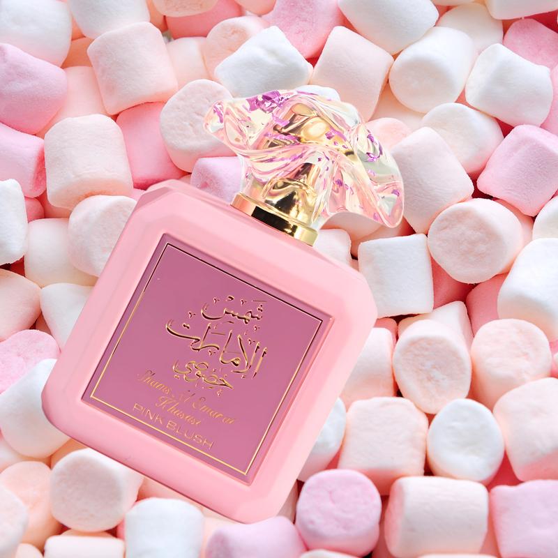 Pink Blush Shams Al Emarat Khususi Eau De Parfum Spray 100ML (3.4 OZ) by Ard Al Zaafaran| A Sweet, Elegant Fragrance for Every OccasionBrand: Ard Al Zaafaran Trading L.L.C 
 
 Region Of Origin: United Arab Emirates 
 
 Pack Type: Single Item 
 
 Scent: Sweet 
 
 Fragrance Concentration: Eau De Parfum 
 
 Feature: Long Lasting 
 
 Item Name: Pink Blush 
 
 Volume: 3 to 3.9 fl oz 
 
 Material Type Free: Long Lasting 
 
 Ingredient Feature: Long Lasting 
 
 Quantity Per Pack: 1 
 
 Age Group: Adults 
 
 Allergen Information: N/A 
 
 (Inactive) Ingredients: N/A 
 
 Shelf Life: 1825 Days 
 
 Manufacturer: Ard Al Zaafaran 
 
 Contains Alcohol or Aerosol: Contains Alcohol 
 
 Edition: Regular Edition 
 
 Product Form: Liquid 
 
 Dangerous Goods or Hazardous Materials: Yes 
 
 Aerosols: No 
 
 Flammable Liquid: No 
 
 Contains Batteries or Cells?: NoneML Clinic  for Wellness