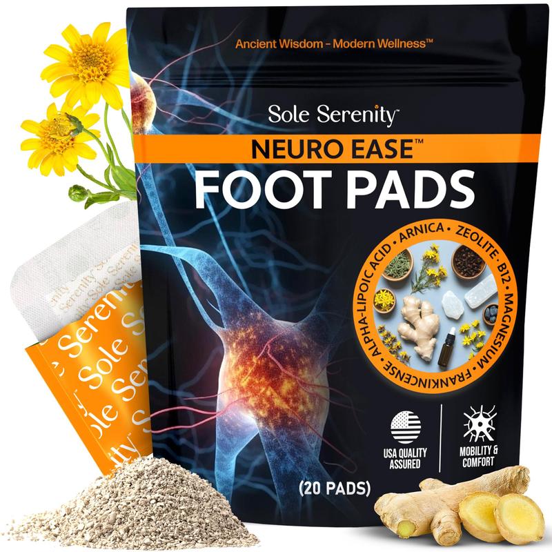 Sole Serenity Detox Foot Pads – Zeolite & Ashwagandha| Good Night, Cleansing, Stress Relief, Pain Relief Variants with Magnesium Glycinate, GABA, Valerian Root & LavenderBrand: LURE ESSENTIALS
Contains Batteries or Cells?: None
Dangerous Goods or Hazardous Materials: None
Aerosols: No
Flammable Liquid: No
Benefits: rejuvenate
Mask Type: Powder, Peel-off, Sheet
Feature: Cruelty-free, Travel Size
 Skin Type: All, Combination, Dry, Normal, Oily
Quantity Per Pack: 20
 Material Type Free: Paraben Free, Dye Free, Alcohol Free, Preservative Free, Silicone Free
Age Group: Adults
Contains Alcohol or Aerosol: Contains Neither
Pack Type: Multi-pack
Shelf Life: 24 Months
Product Form: Powdered Sheet
Region of Origin: China
Net Weight: 5.3 oz
Manufacturer: Lure Essentials
 Ingredients: Bamboo vinegar, wood vinegar, zeolite, lavender, lemon balm, valerian root, hops, magnesium glycinate, GABA, tourmaline, vitamin C, chamomile, ashwagandha, passion flower, L-theanineML Clinic  for Wellness