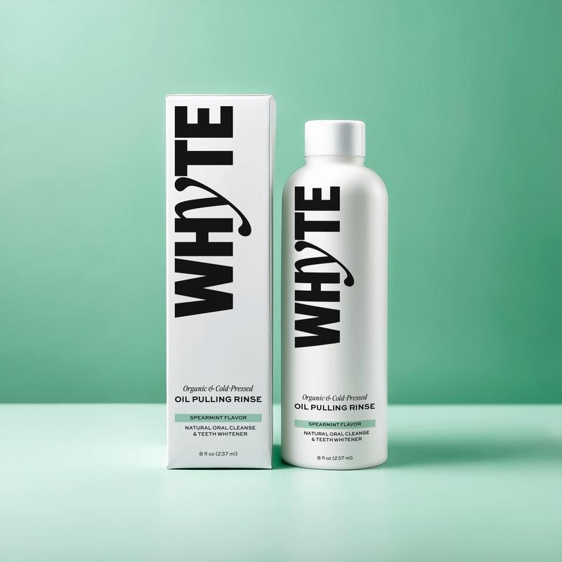 Spearmint Oil Pulling RinseContains Batteries or Cells?: None
Dangerous Goods or Hazardous Materials: Yes
Aerosols: No
Flammable Liquid: No
Container Type: Bottle
benefit: Fresh, Whitening
Quantity Per Pack: 1
Pack Type: Single Item
Product Form: Liquid
Medical or Non-Medical Use: Non-Medical
Contains Alcohol or Aerosol: Contains Neither
Ingredients: Eucalyptus Globulus Leaf Oil, Clove Bud Oil, Mentha Haplocalyx Oil, Vitamin E, Organic Cold-Pressed Coconut Oil
Volume: 237ml
Manufacturer: WHYTEML Clinic  for Wellness