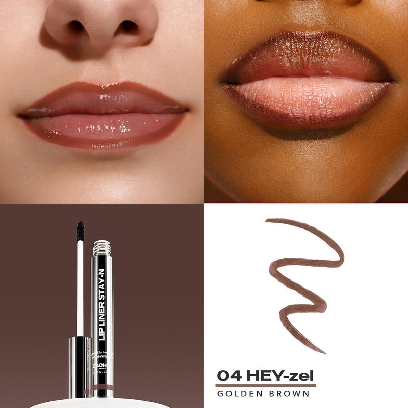 LIP LINER STAY-N - Peel-Off Lip Liner Stain - All Day & Night Lipliner with Hyaluronic Acid & Vitamin E - Long Lasting Formula - 0.12 fl oz / 3.5 mlBrand: SACHEU Beauty
Contains Batteries or Cells?: None
Dangerous Goods or Hazardous Materials: None
Aerosols: No
Flammable Liquid: No
Edition: Regular Edition
Net Weight: 100G
Shelf Life: 36
Region of Origin: China
Manufacturer: SACHEU Beauty
Ingredients: Water (Aqua), Polyvinyl Alcohol, Polyisobutene, Glycerin, Diisostearyl Malate, Tocopherol, Hyaluronic Acid, Phenoxyethanol, CI 16035, CI 45410, CI 19140, CI 42090ML Clinic  for Wellness