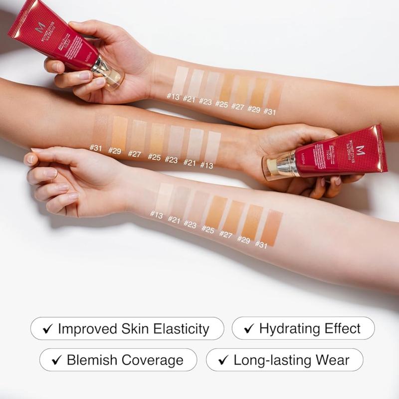 [MISSHA Official] M Perfect Cover BB Cream SPF 42 PA+++ (50ml)Brand: Missha 
 
 Contains Batteries or Cells?: None 
 
 Dangerous Goods or Hazardous Materials: None 
 
 Aerosols: No 
 
 Flammable Liquid: No 
 
 Region of Origin: South Korea 
 
 Ingredients: Water (Aqua), Cyclopentasiloxane, Ethylhexyl Methoxycinnamate, Zinc Oxide, Propylene Glycol, Titanium Dioxide, Caprylic/Capric Triglyceride, PEG-10 Dimethicone, Glycerin, Cetyl PEG/PPG-10/1 Dimethicone, Arbutin, Mineral Oil, Polyethylene, Talc, Phenyl Trimethicone, Beeswax (Wax Alba, Iron Oxides (CI) 77492),Sodium Chloride, Iron Oxides (CI) 77491), Iron Oxides (CI) 77499), Methylparaben, Dimethicone, Propylparaben, Pink Canine fruit Oil, Squalane, Macadamia ternifolia seed Oil, Simmondsia Chinensis (Jojoba) seed Oil, Cyclotetrasiloxane, Disodium EDTA, Adenosine, Algae Extract, Rosemary Officinalis (Rosemary) leaf Extract, Chamomile Recutita (Matricaria) flower Extract, Ceramide NP, Butylene Glycol, Beech Sylvatica bud Extract, Hydrolyzed collagen, Caprylyl Glycol, Benzyl Alcohol, 1,2-Hexanediol, Caprylhydroxamic Acid, Tocopherol, Benzoylic Acid, Sodium  Hyaluronate, Phenoxyethanol, Tropolone, Fragrance (Perfume), Butylphenyl Methylpropional, Benzyl Salicylate, Hydroxycitronellal, Alpha-Isomethyl Ionone, Hexyl Cinnamal, Linalool, Citronellol, Limonene 
 
 Manufacturer: Able C&C Co 
 
 Volume: 50mlML Clinic  for Wellness