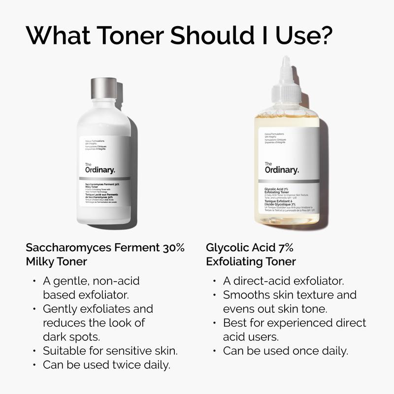 Glycolic Acid 7% Exfoliating TonerBrand: The Ordinary
Contains Batteries or Cells?: None
Dangerous Goods or Hazardous Materials: None
Aerosols: No
Flammable Liquid: No
Region of Origin: Canada
Net Weight: 0.3295 kg
Ingredients: Aqua(Water), GlycolicAcid, PinkDamascusflowerWater, CentaureaCyanusflowerWater, AloeBarbadensisleafWater, Propanediol, Glycerin, Triethanolamine, AminomethylPropanol,PanaxGinsengrootExtract, TasmanniaLanceolatafruit/leafExtract, AsparticAcid, Alanine, Glycine, Serine, Valine, Isoleucine, Proline, Threonine, Histidine, Phenylalanine, GlutamicAcid, Arginine, Pca, SodiumPCA, Sodium Lactate, Fructose, Glucose, Sucrose, Urea, HexylNicotinate, Dextrin, CitricAcid, Polysorbate
Manufacturer: DECIEMML Clinic  for Wellness
