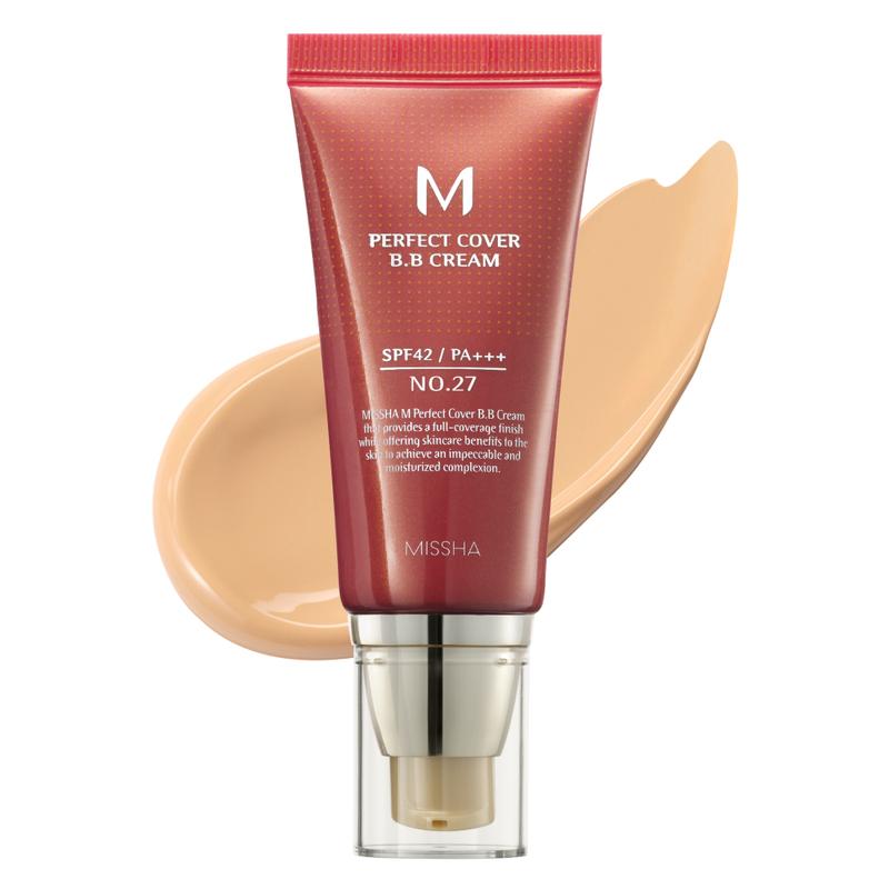 [MISSHA Official] M Perfect Cover BB Cream SPF 42 PA+++ (50ml)Brand: Missha 
 
 Contains Batteries or Cells?: None 
 
 Dangerous Goods or Hazardous Materials: None 
 
 Aerosols: No 
 
 Flammable Liquid: No 
 
 Region of Origin: South Korea 
 
 Ingredients: Water (Aqua), Cyclopentasiloxane, Ethylhexyl Methoxycinnamate, Zinc Oxide, Propylene Glycol, Titanium Dioxide, Caprylic/Capric Triglyceride, PEG-10 Dimethicone, Glycerin, Cetyl PEG/PPG-10/1 Dimethicone, Arbutin, Mineral Oil, Polyethylene, Talc, Phenyl Trimethicone, Beeswax (Wax Alba, Iron Oxides (CI) 77492),Sodium Chloride, Iron Oxides (CI) 77491), Iron Oxides (CI) 77499), Methylparaben, Dimethicone, Propylparaben, Pink Canine fruit Oil, Squalane, Macadamia ternifolia seed Oil, Simmondsia Chinensis (Jojoba) seed Oil, Cyclotetrasiloxane, Disodium EDTA, Adenosine, Algae Extract, Rosemary Officinalis (Rosemary) leaf Extract, Chamomile Recutita (Matricaria) flower Extract, Ceramide NP, Butylene Glycol, Beech Sylvatica bud Extract, Hydrolyzed collagen, Caprylyl Glycol, Benzyl Alcohol, 1,2-Hexanediol, Caprylhydroxamic Acid, Tocopherol, Benzoylic Acid, Sodium  Hyaluronate, Phenoxyethanol, Tropolone, Fragrance (Perfume), Butylphenyl Methylpropional, Benzyl Salicylate, Hydroxycitronellal, Alpha-Isomethyl Ionone, Hexyl Cinnamal, Linalool, Citronellol, Limonene 
 
 Manufacturer: Able C&C Co 
 
 Volume: 50mlML Clinic  for Wellness