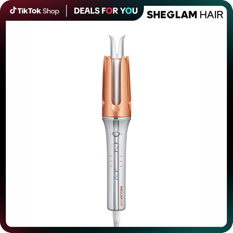 1/1.25 Inch SHEGLAM Hair Automatic Curling Iron with 3 Temperatures, 2-Way Rotation, Anti-Scald, Anti-Tangle, Automatic Shut-Off, Hair Styling Tool Swivel Cord Barrel Hair CurlerML Clinic  for Wellness