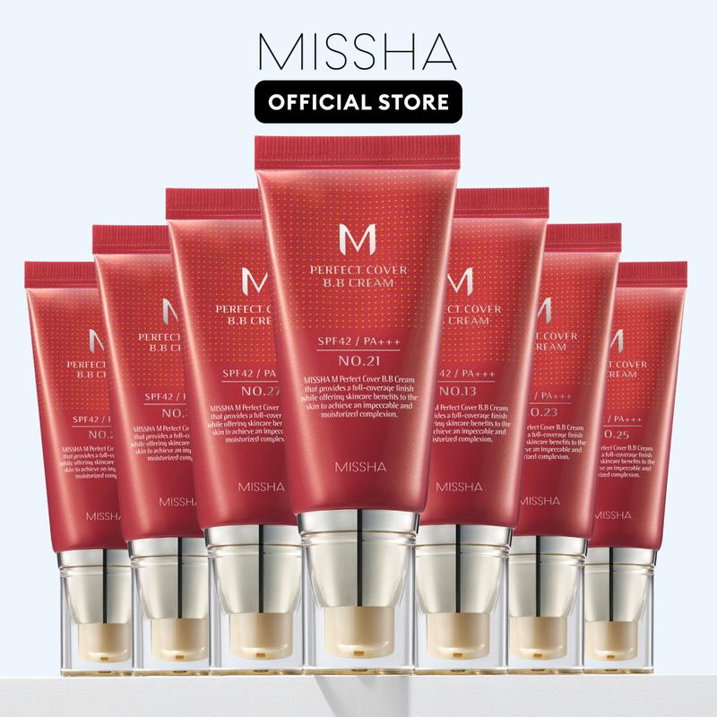 [MISSHA Official] M Perfect Cover BB Cream SPF 42 PA+++ (50ml)ML Clinic  for Wellness