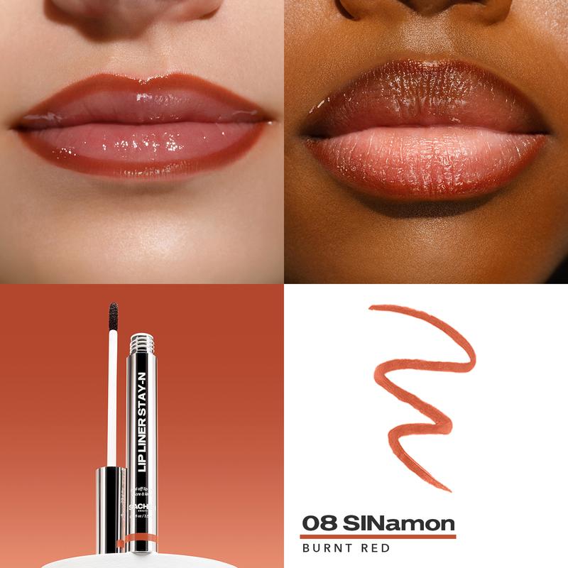 LIP LINER STAY-N - Peel-Off Lip Liner Stain - All Day & Night Lipliner with Hyaluronic Acid & Vitamin E - Long Lasting Formula - 0.12 fl oz / 3.5 mlBrand: SACHEU Beauty
Contains Batteries or Cells?: None
Dangerous Goods or Hazardous Materials: None
Aerosols: No
Flammable Liquid: No
Edition: Regular Edition
Net Weight: 100G
Shelf Life: 36
Region of Origin: China
Manufacturer: SACHEU Beauty
Ingredients: Water (Aqua), Polyvinyl Alcohol, Polyisobutene, Glycerin, Diisostearyl Malate, Tocopherol, Hyaluronic Acid, Phenoxyethanol, CI 16035, CI 45410, CI 19140, CI 42090ML Clinic  for Wellness