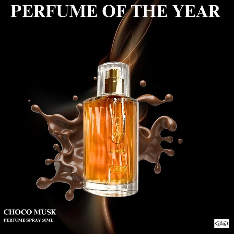 Choco Musk Eau De Parfum Spray 50ML (1.7 OZ) by Al-RehabBrand: al-rehab 
 
 Contains Batteries or Cells?: None 
 
 Dangerous Goods or Hazardous Materials: Yes 
 
 Aerosols: No 
 
 Flammable Liquid: No 
 
 Material Type Free: Perfume Spray 
 
 Fragrance Concentration: Eau De Parfum 
 
 Region Of Origin: United Arab Emirates 
 
 Scent: Gourmand 
 
 Pack Type: Single Item 
 
 Feature: Travel Size 
 
 Item Name: Choco Musk Perfume Spray 
 
 Age Group: Adults 
 
 Allergen Information: N/A 
 
 (Inactive) Ingredients: N/A 
 
 Shelf Life: 60 Months 
 
 Manufacturer: Al Rehab 
 
 Contains Alcohol or Aerosol: Contains Alcohol 
 
 Edition: Regular Edition 
 
 Product Form: LiquidML Clinic  for Wellness
