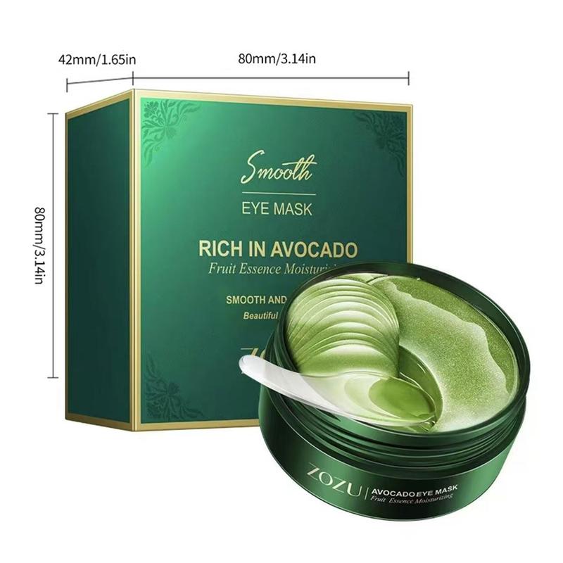 Avocado Moisturizing Collagen Eye Bag Mask, 60pcs/set Under Eye Mask, Eye Care Product for Dark Eye Bags, Skin Care Gift Moisturizer Hydrating ComfortScent: Avocado
Skin Type: Normal
Pack Type: Single Item
Age Group: Adults
Edition: Regular Edition
Benefits: Brightening
Material Type Free: Alcohol Free
Application Area: Face, eyes, skin
Specific Use: Dryness
Ingredient Feature: Hyaluronic Acid
Gender: Unisex
Batteries Included: No
Product Form: Liquid
Feature: Alcohol Free
Benefits: Moisturizing, Soothing, Hydration, Dark Circles
Volume: 40ml
Shelf Life: 12 Months
Net Weight: 80g
Quantity Per Pack: 60pcs/1Counts
Contains Alcohol or Aerosol: Contains NeitherML Clinic  for Wellness
