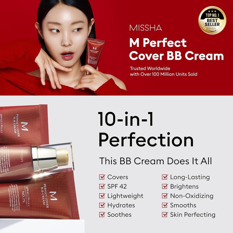 [MISSHA Official] M Perfect Cover BB Cream SPF 42 PA+++ (50ml)ML Clinic  for Wellness