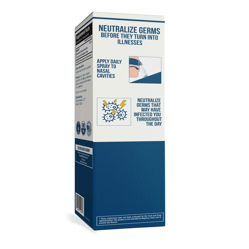 Nasomin Nasal Iodine - Nasal Cleanse - Neutralize Nose - Iodine + Fulvic Acid Blend - 100% Natural Mineral Complex - (2 oz.)Bottle+Nasal Sprayer) Oral DailyBrand: Triquetra Health 
 
 Dangerous Goods or Hazardous Materials: None 
 
 Aerosols: No 
 
 Flammable Liquid: No 
 
 Contains Batteries or Cells?: None 
 
 Region of Origin: USA 
 
 Net Weight: 2 oz 
 
 Age Group: Adults 
 
 Shelf Life: 12 Months 
 
 Quantity Per Pack: 1 
 
 Medical or Non-Medical Use: Non-Medical 
 
 Product Form: Liquid 
 
 Pack Type: Multi-pack 
 
 Ingredients: Iodine, Fulvic Acid 
 
 Manufacturer: Triquetra HealthML Clinic  for Wellness
